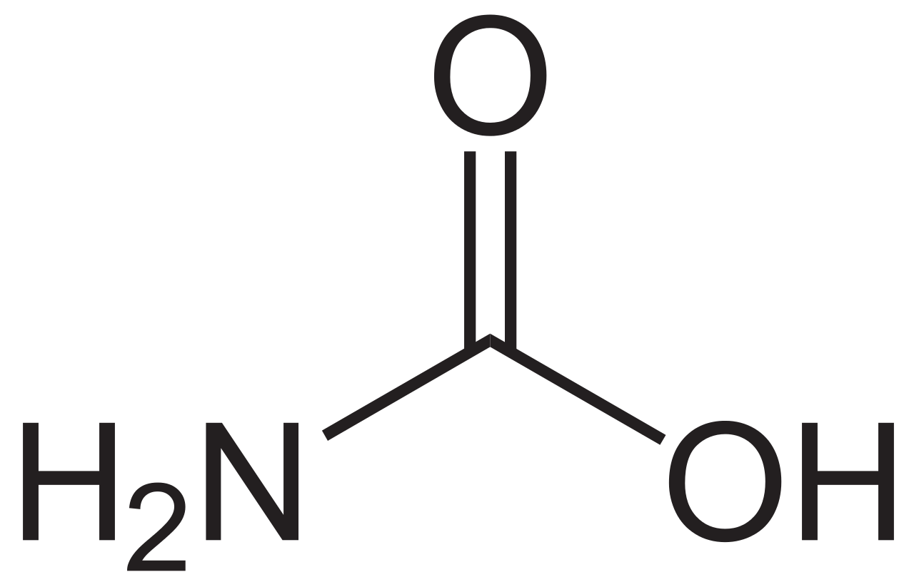 структурная формула карбаминовой кислоты